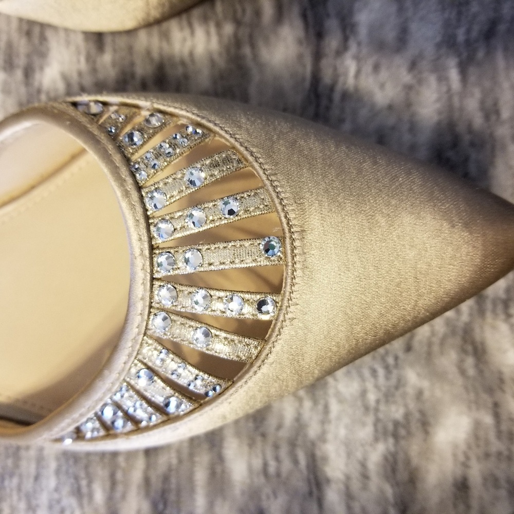 Nina dress heels champagne 8.5 - Picture 6 of 7